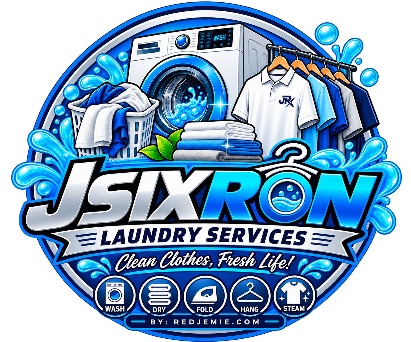 JSIXRON Laundry Services — Clean Clothes, Fresh Life